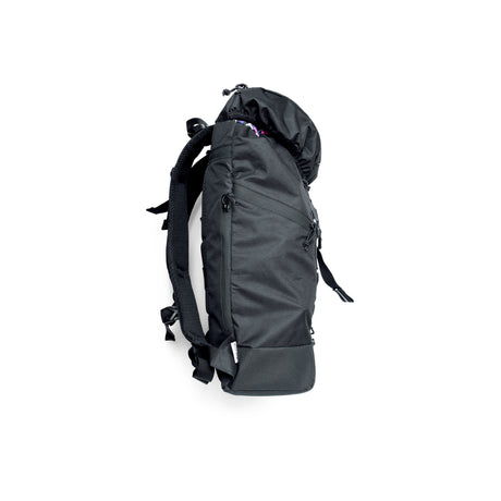 TREQ SHADOW Trail 22L Outdoor Backpack displayed from the other side, illustrating its slim profile.