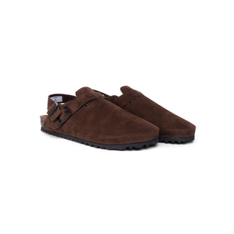 THEPM Clogs in Tobacco ( Suede ) - Luwa