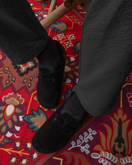 THEPM Clogs in Raven ( Suede ) - Luwa