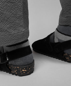 THEPM Clogs in Raven ( Suede ) - Luwa